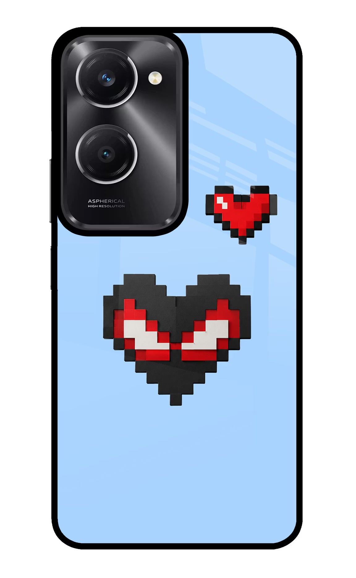 Peter Heart Vivo T3 Lite 5G Glass Case