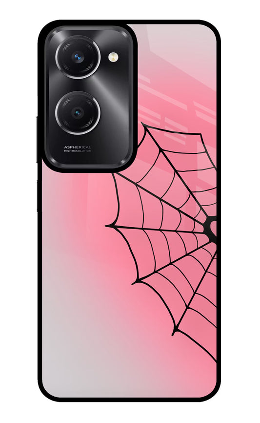 Pink Web Vivo T3 Lite 5G Glass Case
