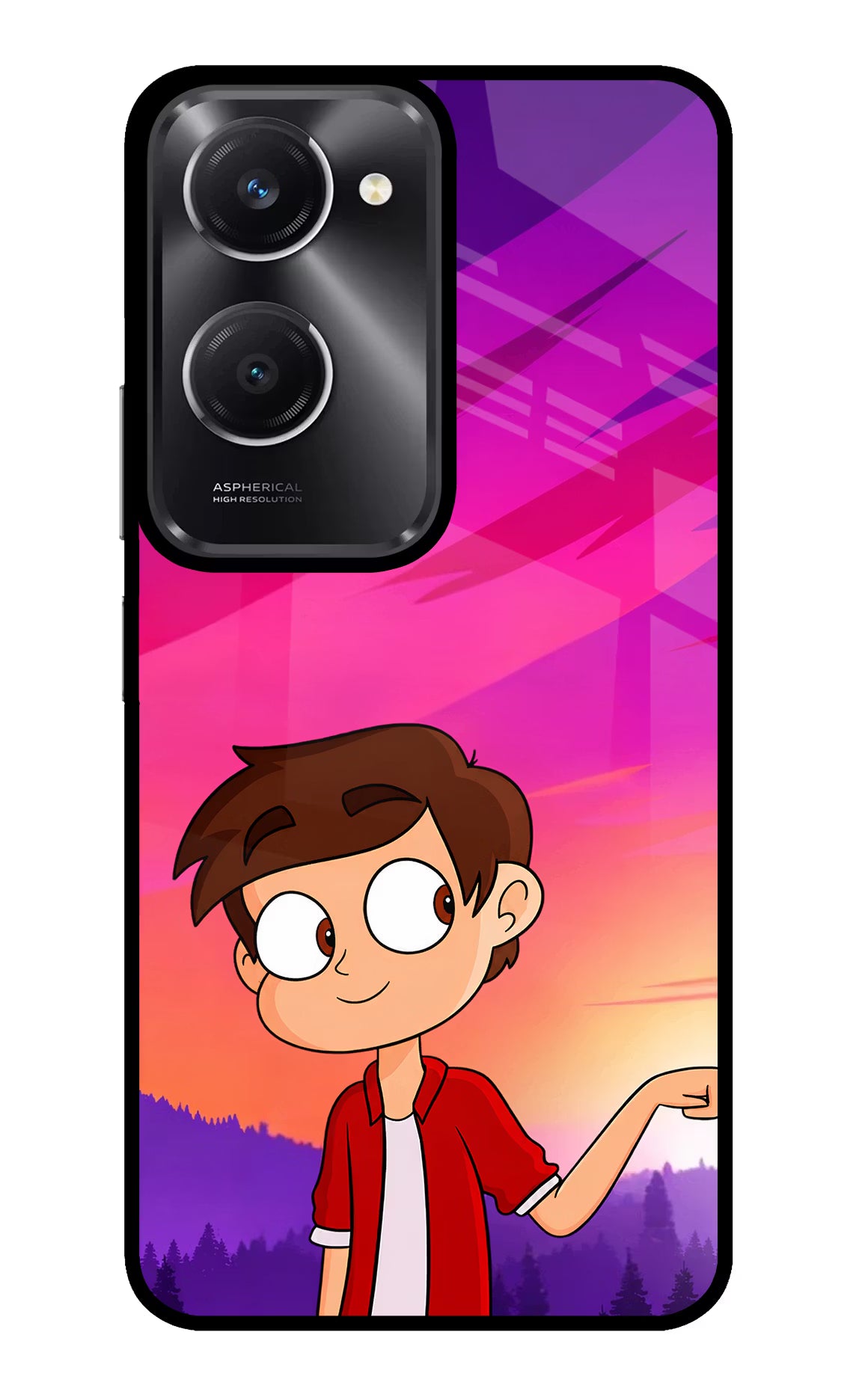Marco Sunset Vivo T3 Lite 5G Glass Case