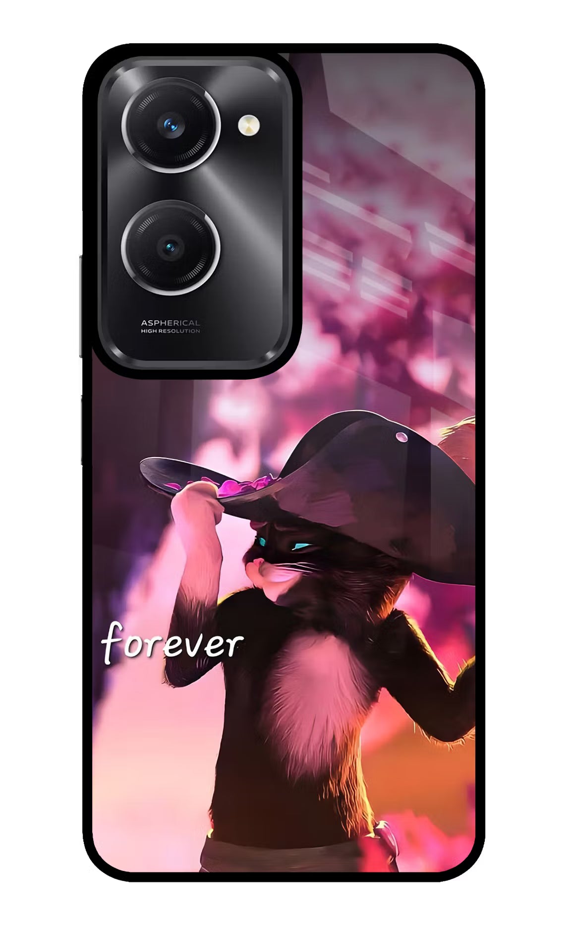 Forever Cat Vivo T3 Lite 5G Glass Case