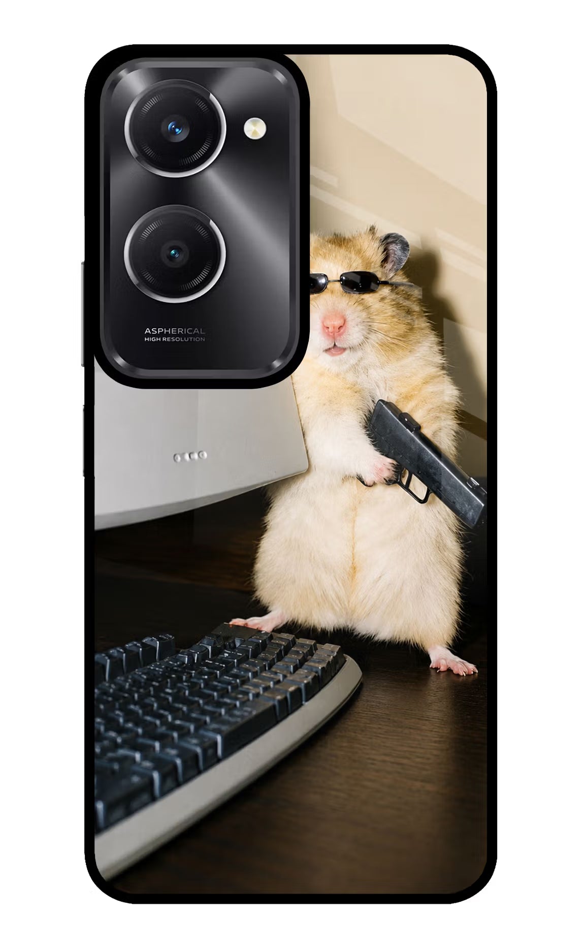 Hacker Hamster Vivo T3 Lite 5G Glass Case