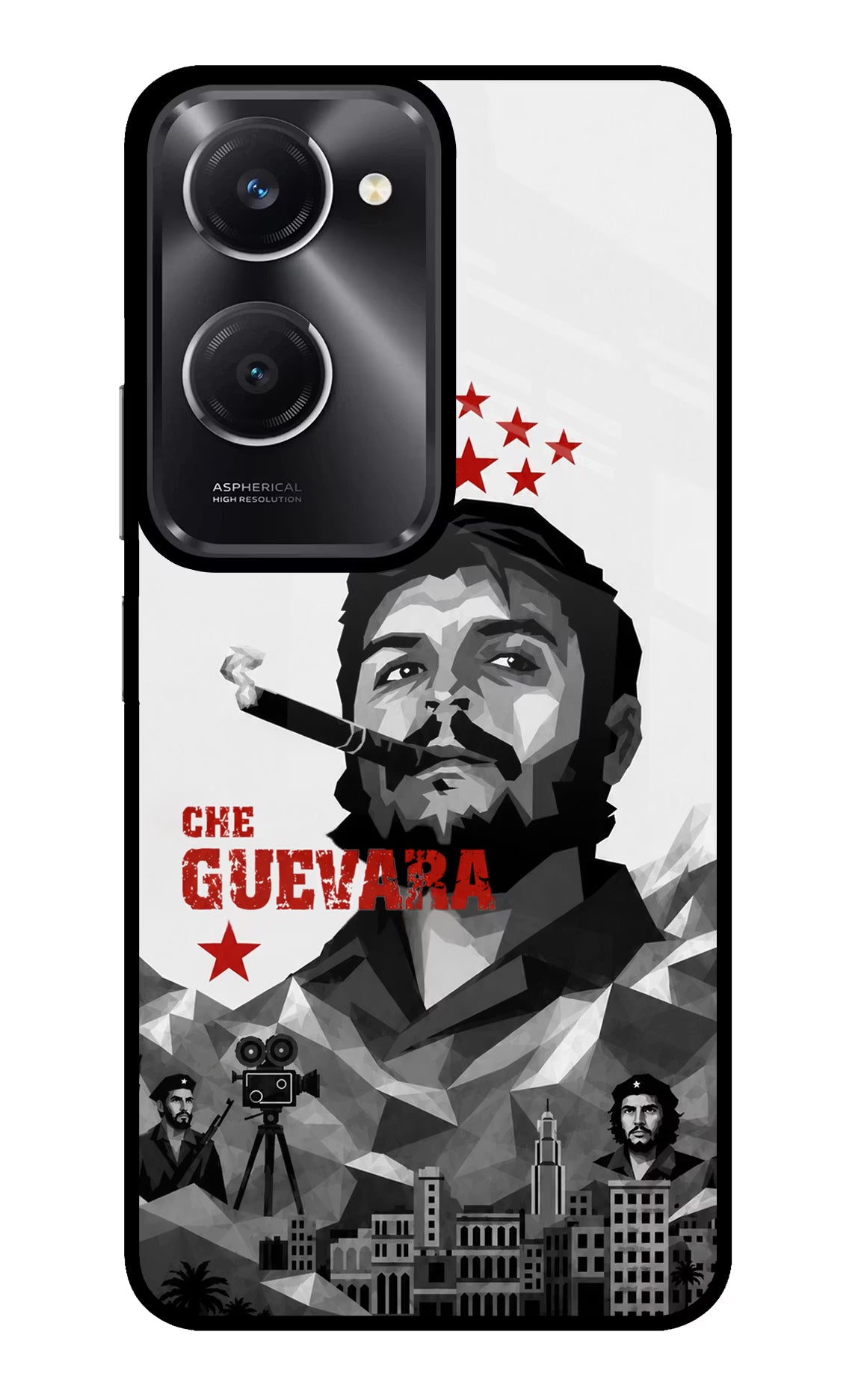 Che Guevara Iconic Vivo T3 Lite 5G Glass Case