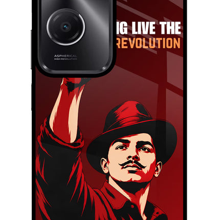Bhagat Singh Revolution Vivo T3 Lite 5G Glass Case