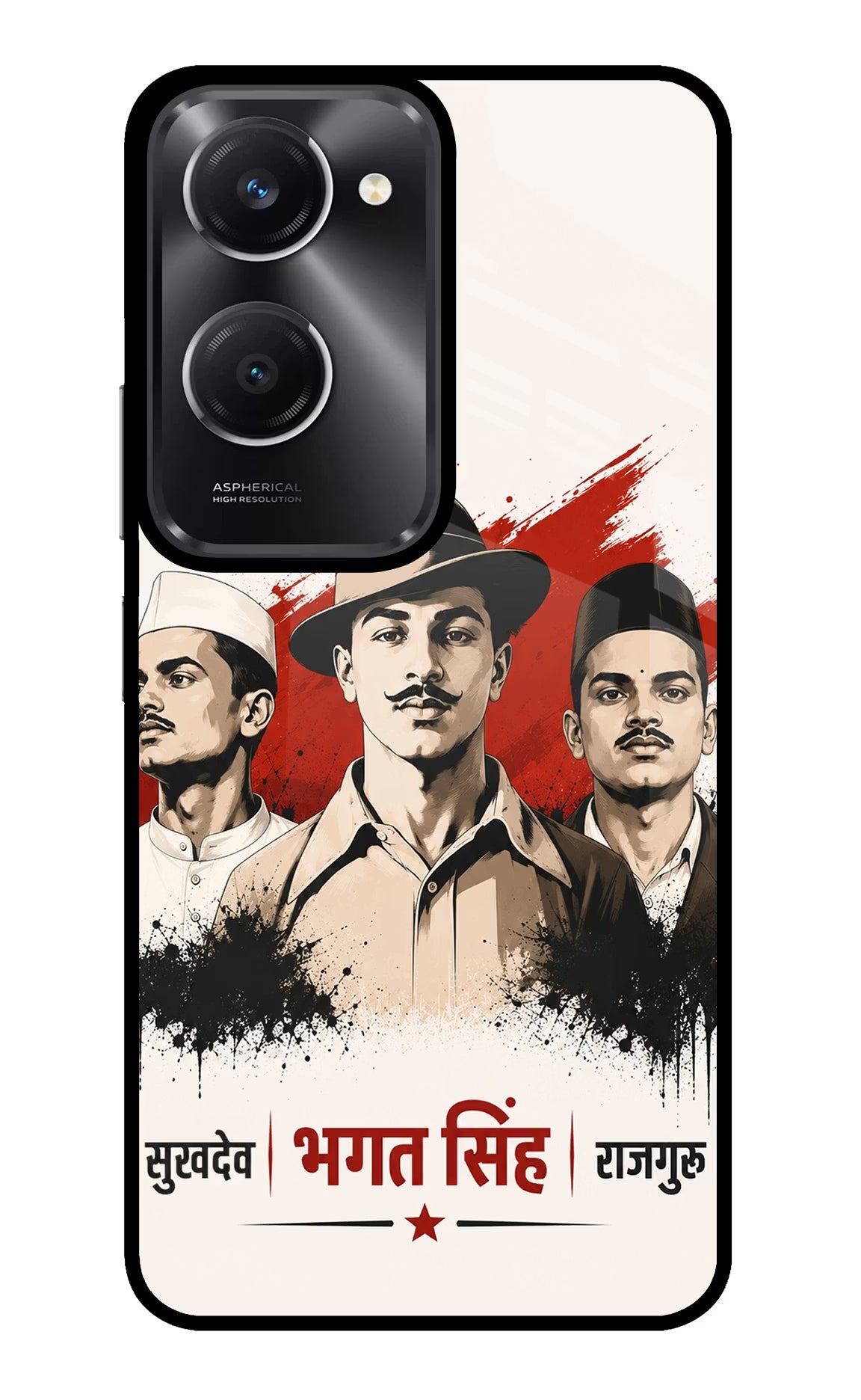 Sardar Patel Iron Will Vivo T3 Lite 5G Glass Case