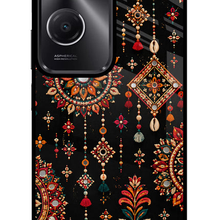 Boho Noir Vivo T3 Lite 5G Glass Case