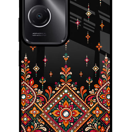 Noir Mehfil Vivo T3 Lite 5G Glass Case