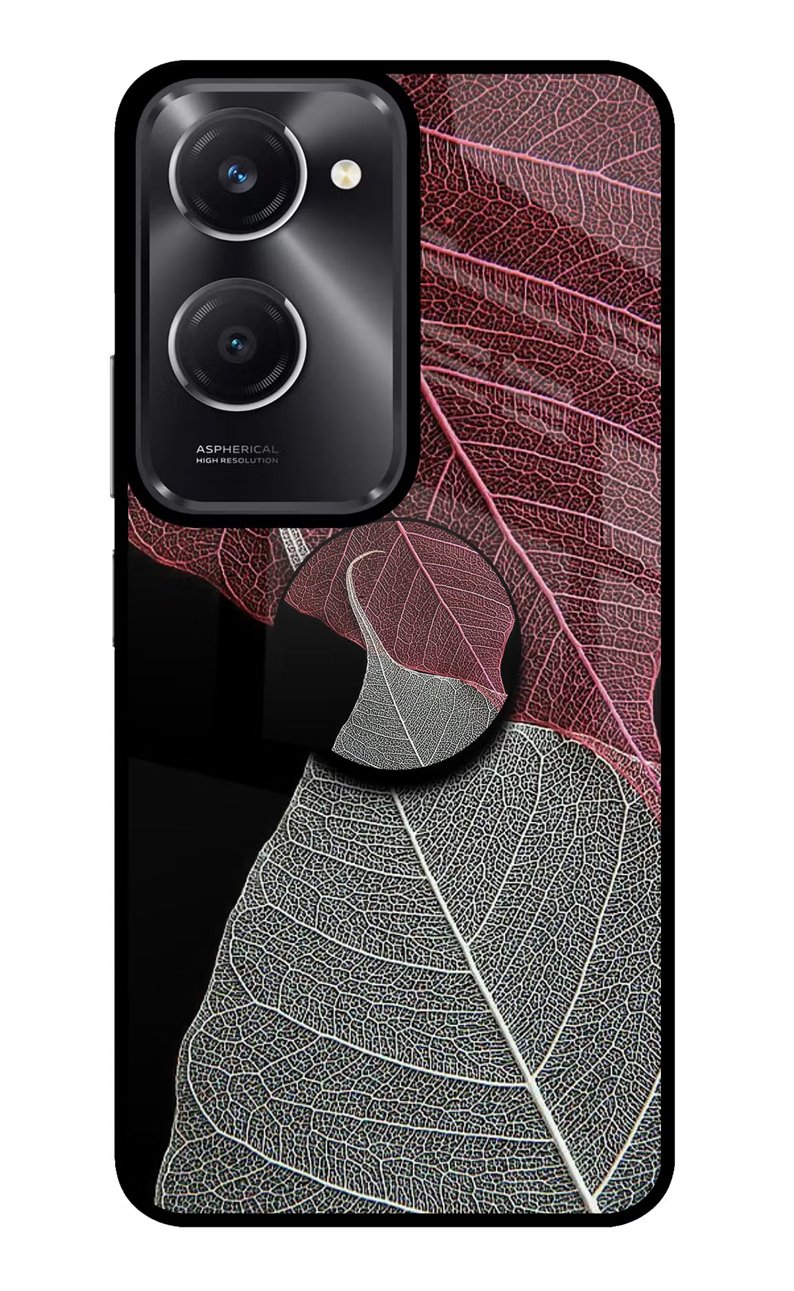 Leaf Pattern Vivo T3 Lite 5G Pop Case by Casekaro