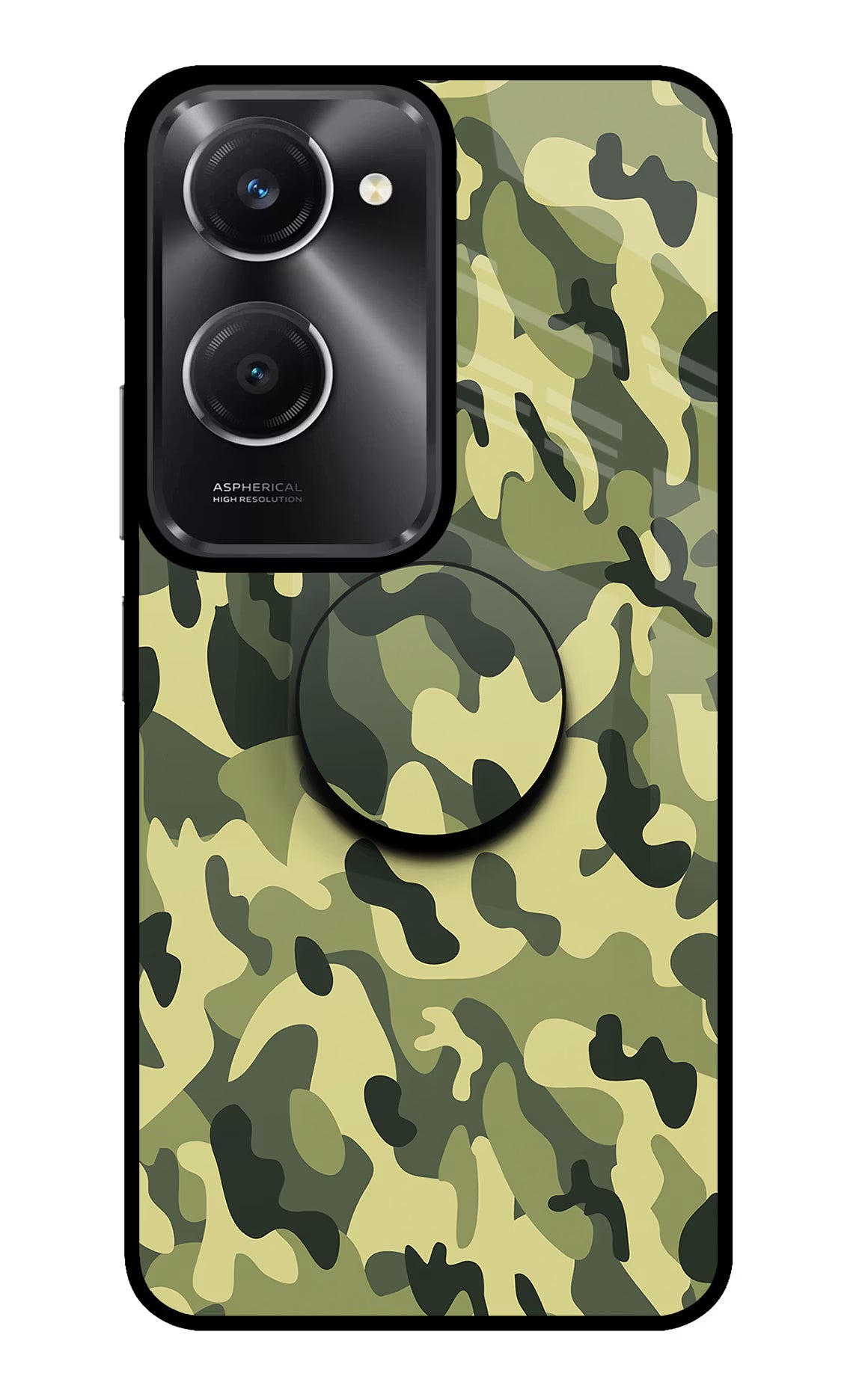 Camouflage Vivo T3 Lite 5G Pop Case by Casekaro