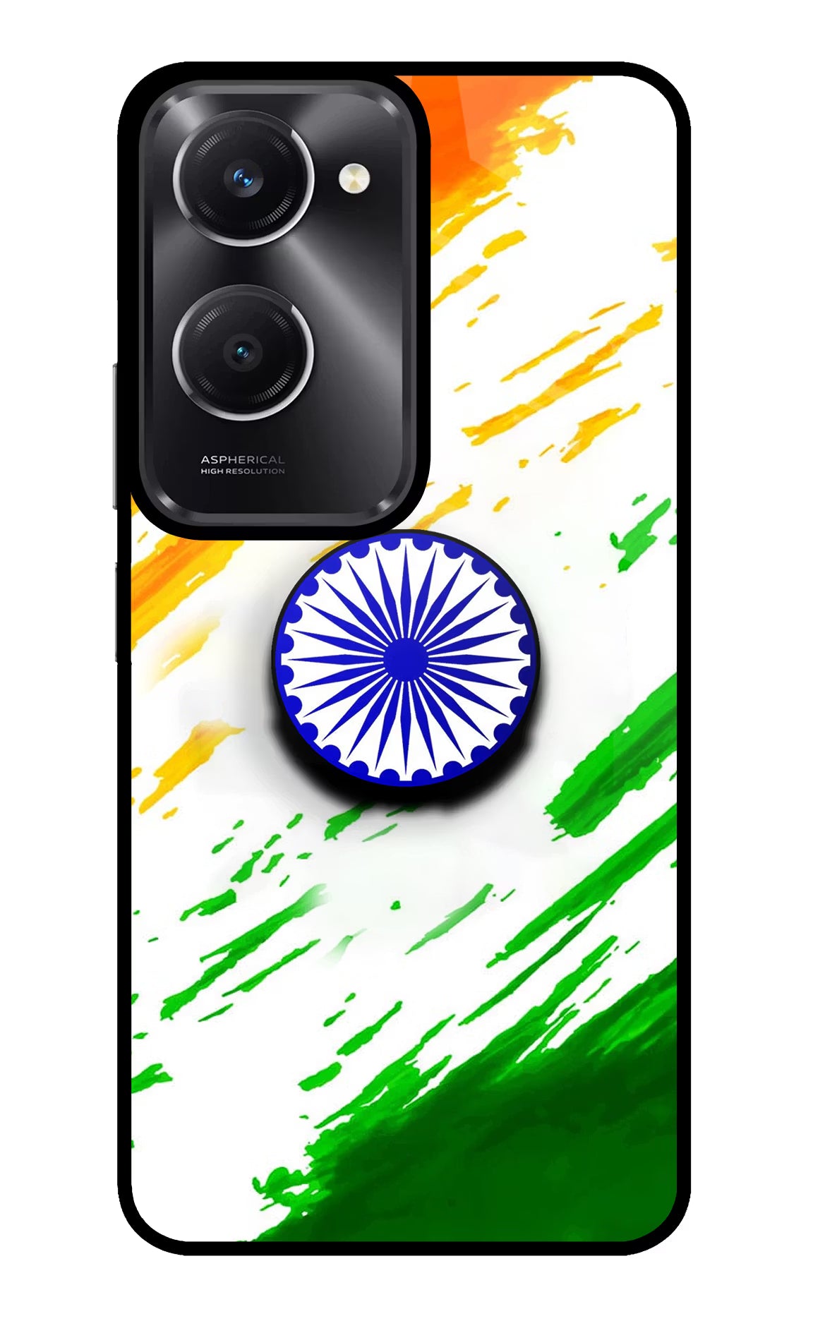 Indian Flag Ashoka Chakra Vivo T3 Lite 5G Pop Case by Casekaro