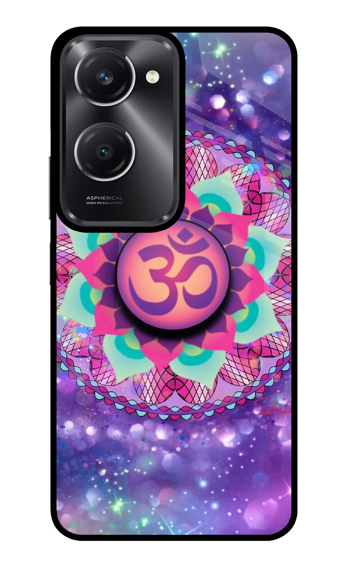 Om Purple Vivo T3 Lite 5G Pop Case by Casekaro