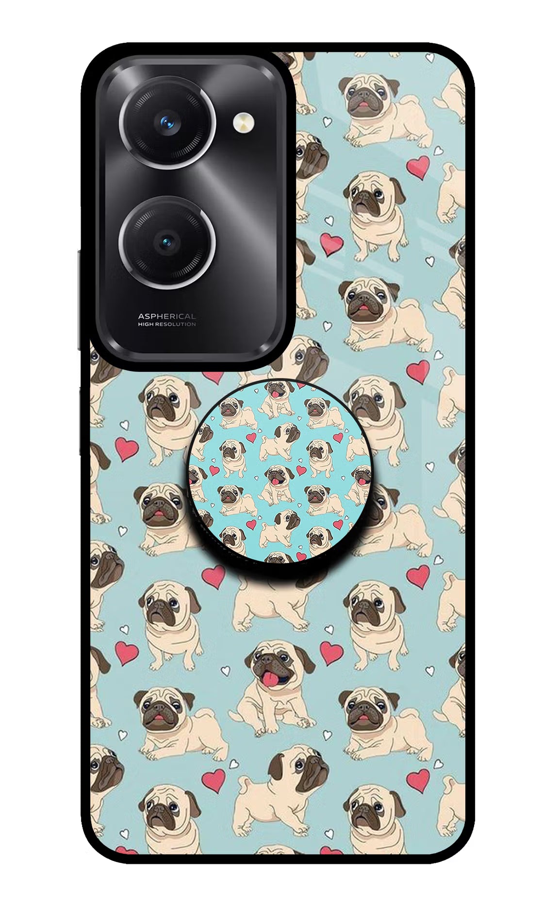 Pug Dog Vivo T3 Lite 5G Pop Case by Casekaro