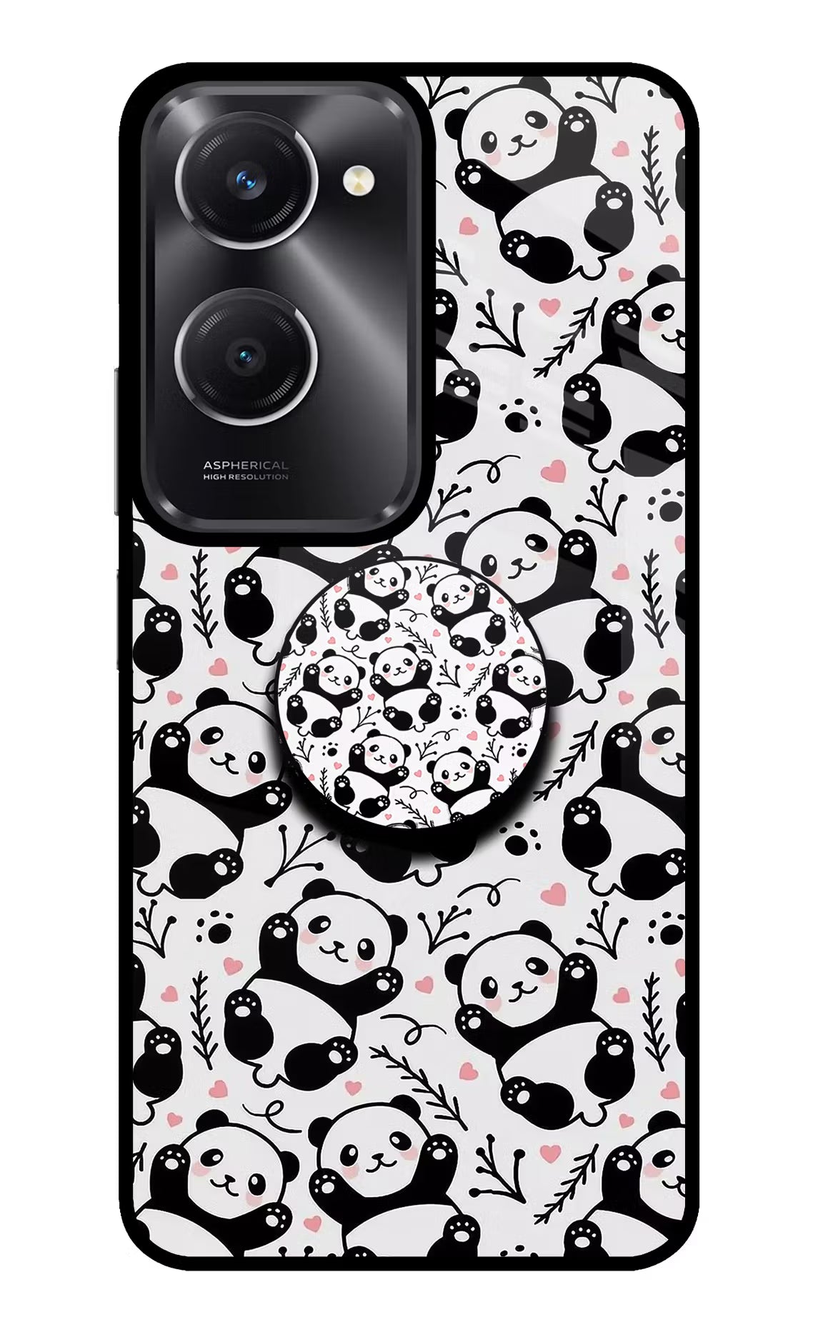Cute Panda Vivo T3 Lite 5G Pop Case by Casekaro