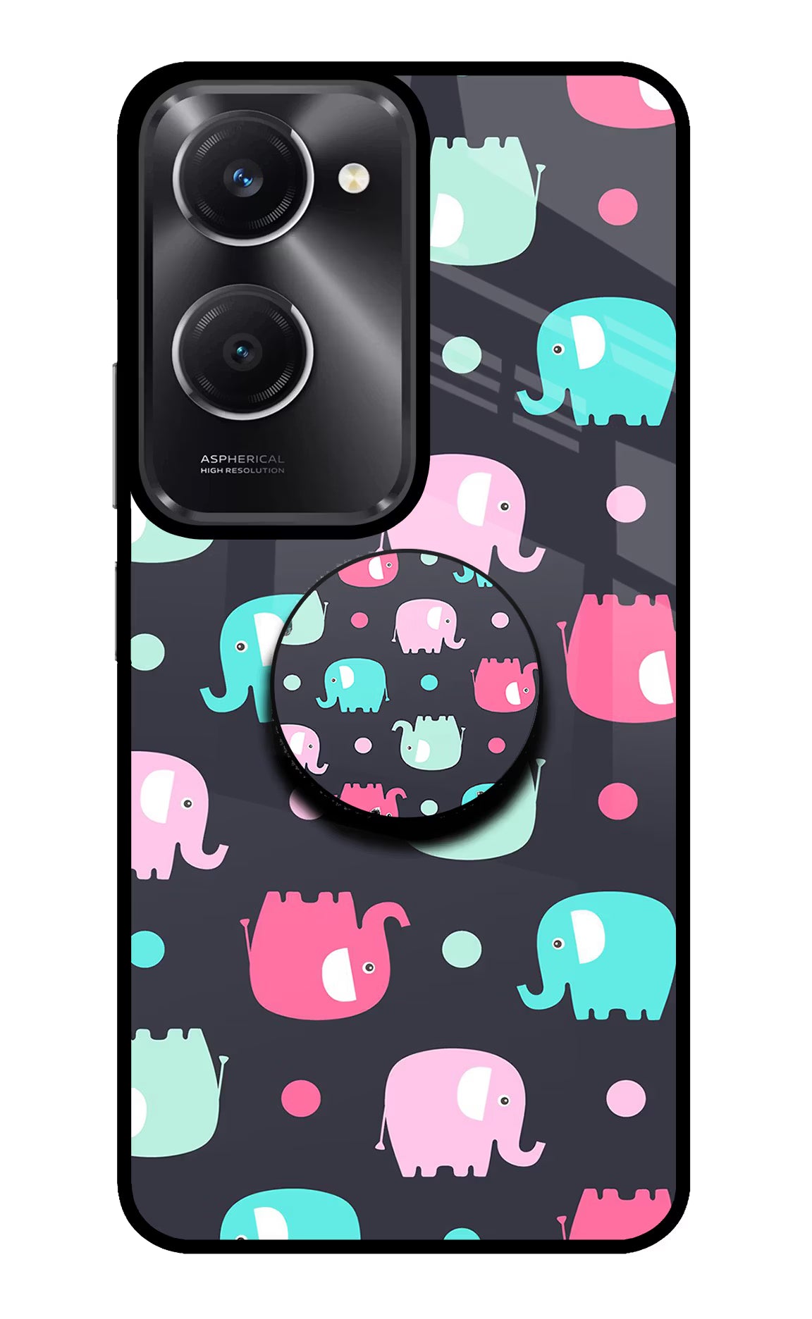 Baby Elephants Vivo T3 Lite 5G Pop Case by Casekaro