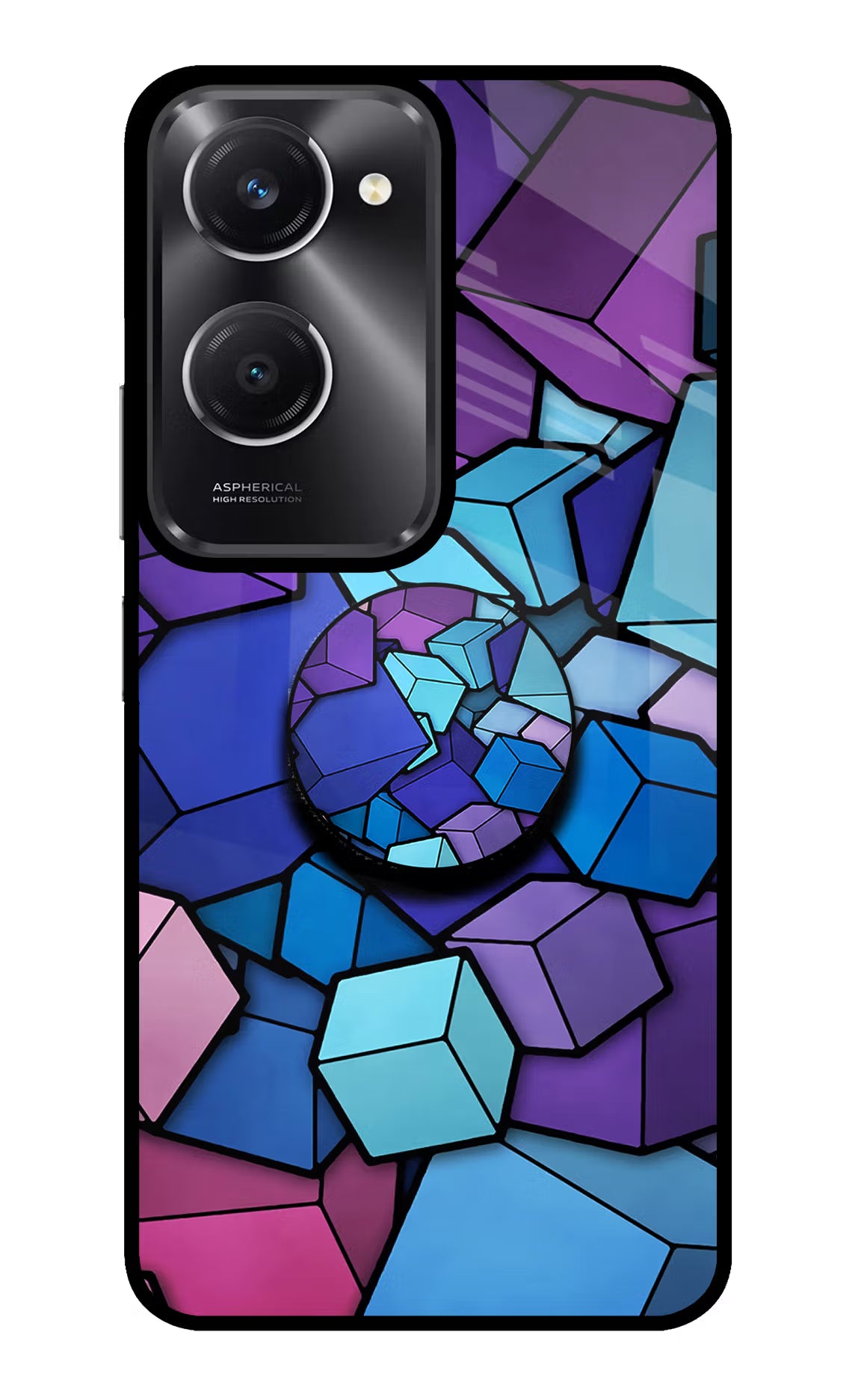 Cubic Abstract Vivo T3 Lite 5G Pop Case by Casekaro