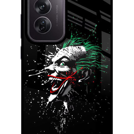 Joker Oppo Reno12 Pro 5G Glass Case Back Cover by Casekaro