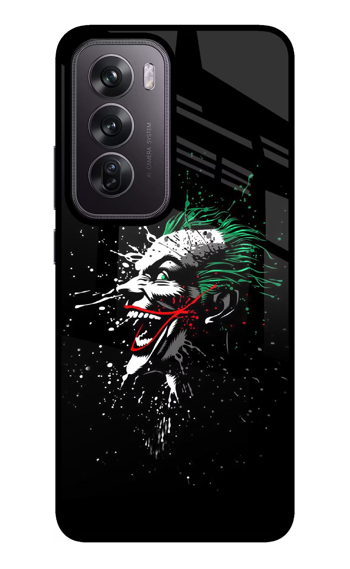Joker Oppo Reno12 Pro 5G Glass Case Back Cover by Casekaro