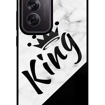 King Oppo Reno12 Pro 5G Glass Case Back Cover by Casekaro