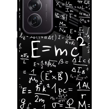 Physics Formula Oppo Reno12 Pro 5G Glass Case Back Cover by Casekaro