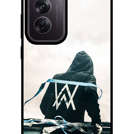 Alan Walker Oppo Reno12 Pro 5G Glass Case Back Cover by Casekaro