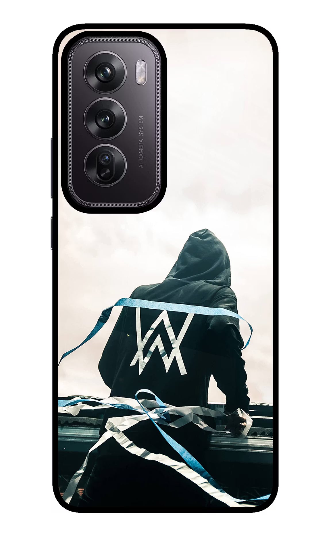 Alan Walker Oppo Reno12 Pro 5G Glass Case Back Cover by Casekaro