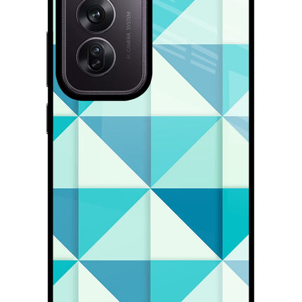 Abstract Oppo Reno12 Pro 5G Glass Case Back Cover by Casekaro