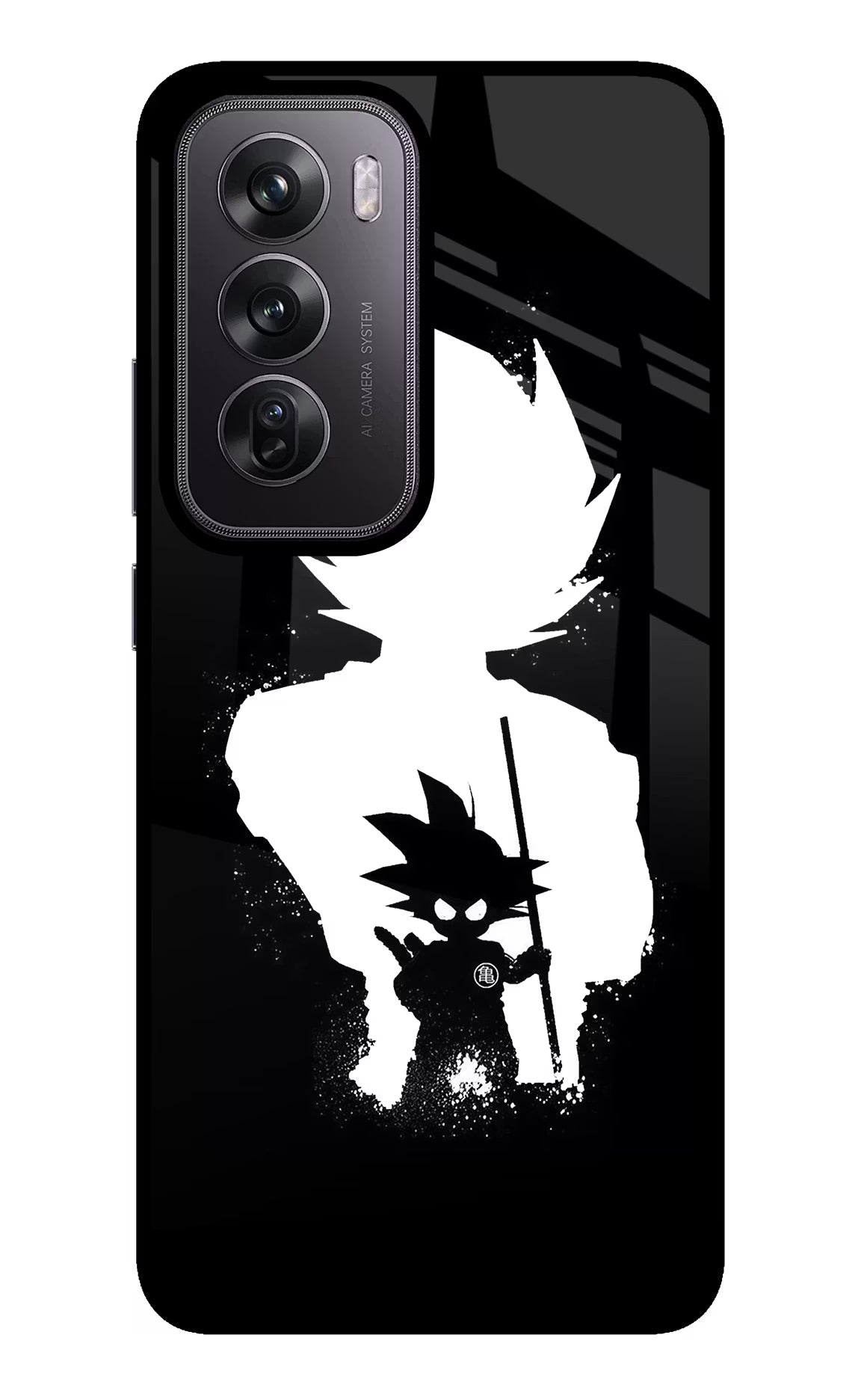 Goku Shadow Oppo Reno12 Pro 5G Glass Case