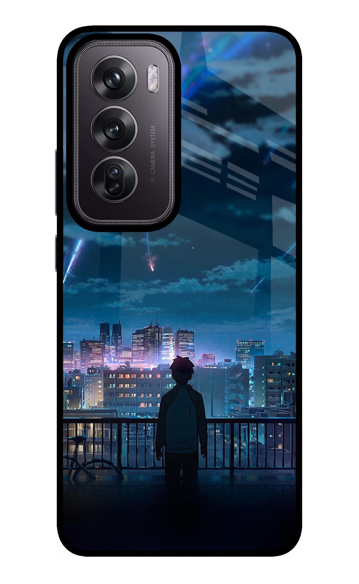 Anime Oppo Reno12 Pro 5G Glass Case Back Cover by Casekaro