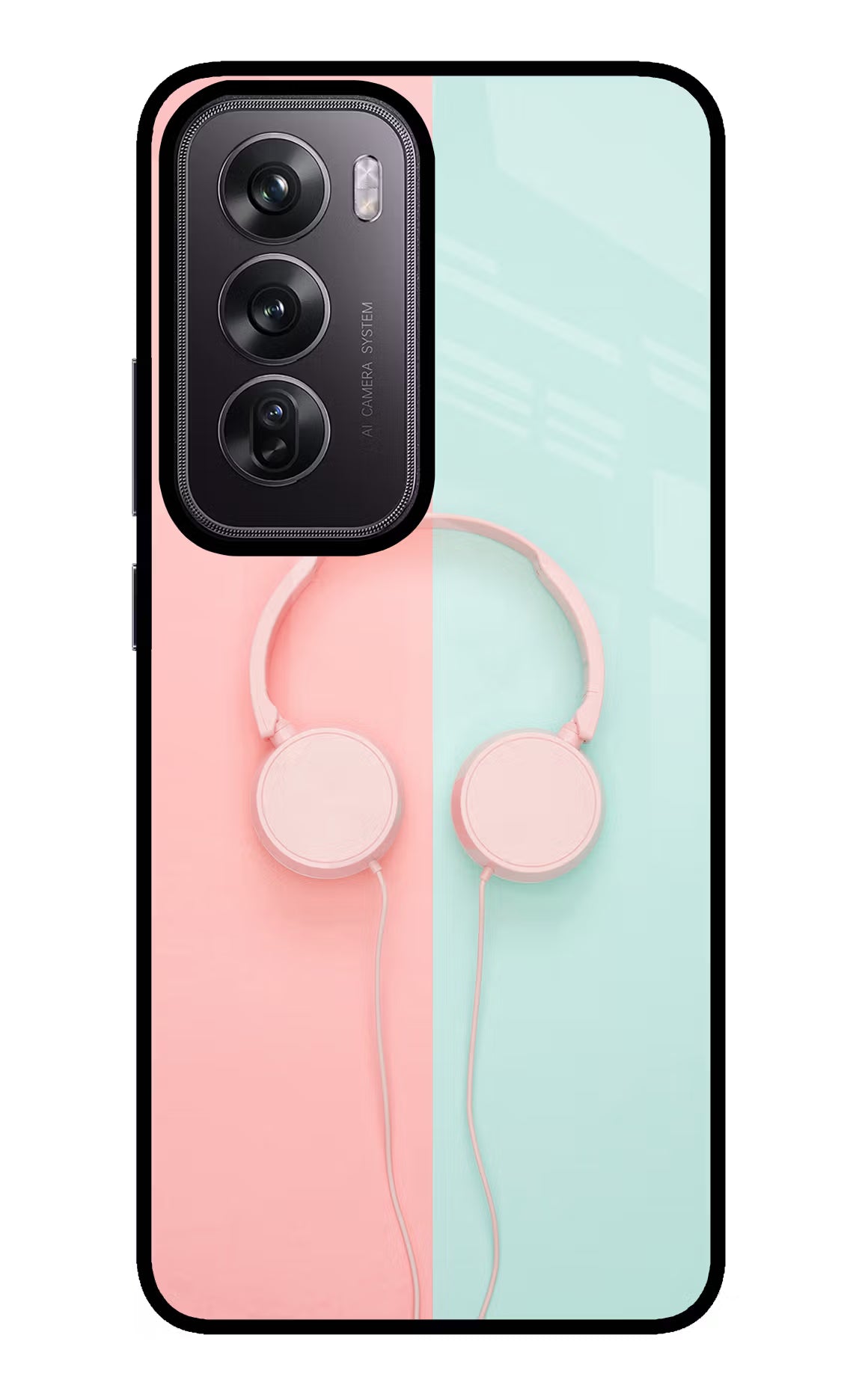Music Lover Oppo Reno12 Pro 5G Glass Case Back Cover by Casekaro