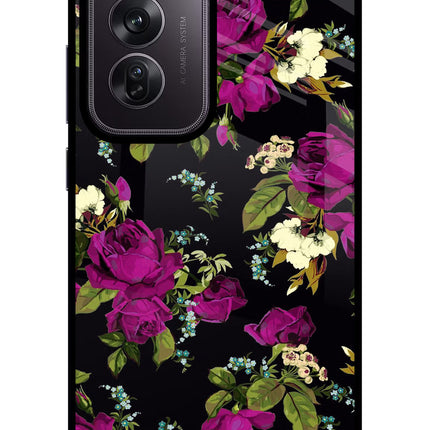 Flowers Oppo Reno12 Pro 5G Glass Case
