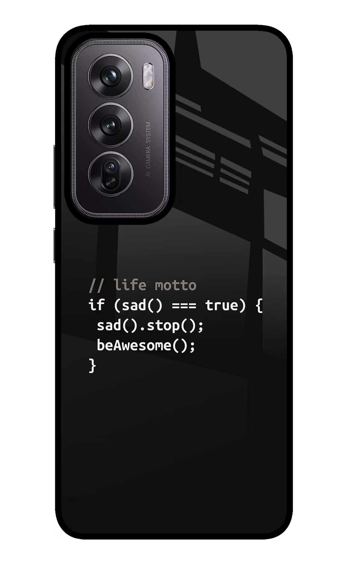 Life Motto Code Oppo Reno12 Pro 5G Glass Case