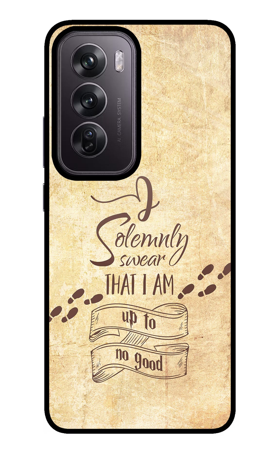I Solemnly swear that i up to no good Oppo Reno12 Pro 5G Glass Case