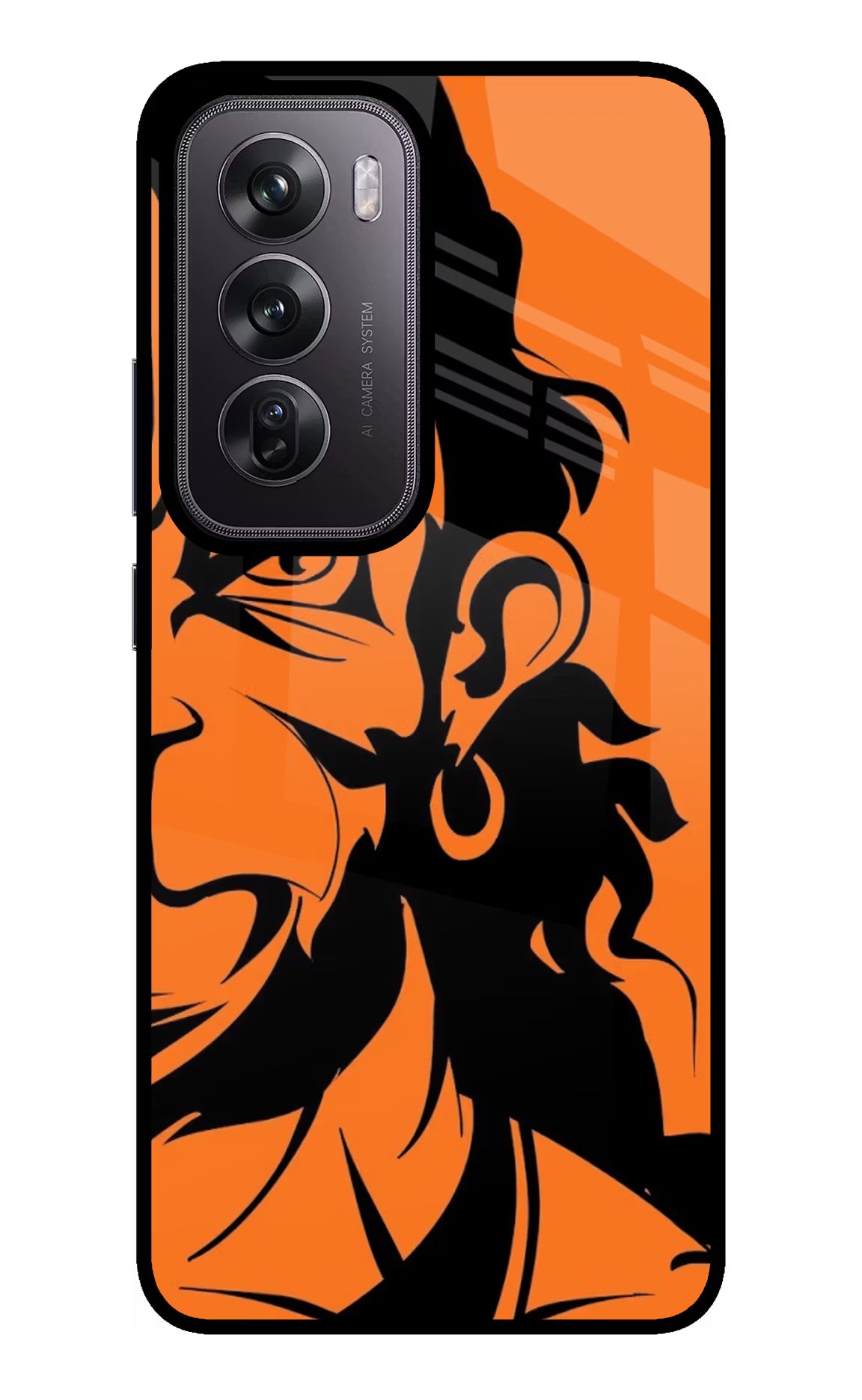 Hanuman Oppo Reno12 Pro 5G Glass Case Back Cover by Casekaro