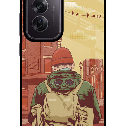 Adventurous Oppo Reno12 Pro 5G Glass Case Back Cover by Casekaro