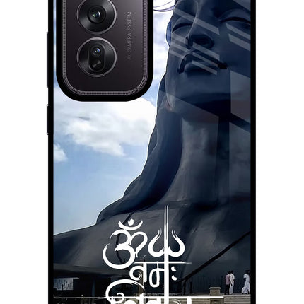Om Namah Shivay Oppo Reno12 Pro 5G Glass Case Back Cover by Casekaro