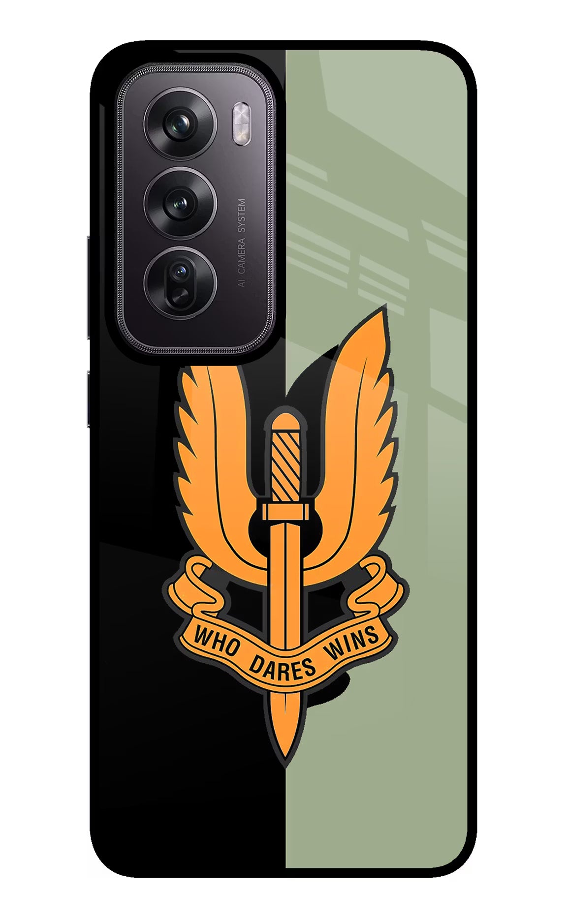 Balidan Logo Oppo Reno12 Pro 5G Glass Case Back Cover by Casekaro
