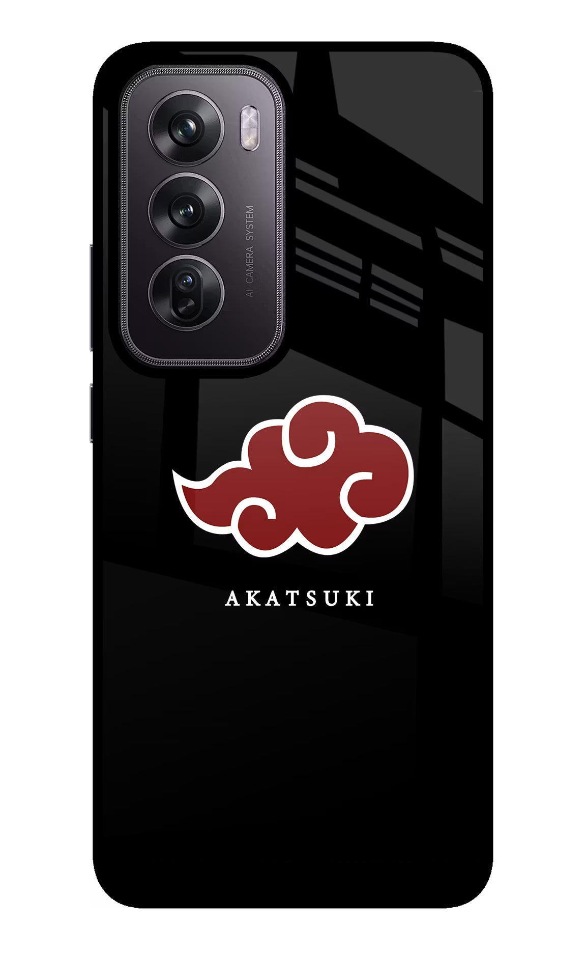 Akatsuki Oppo Reno12 Pro 5G Glass Case Back Cover by Casekaro