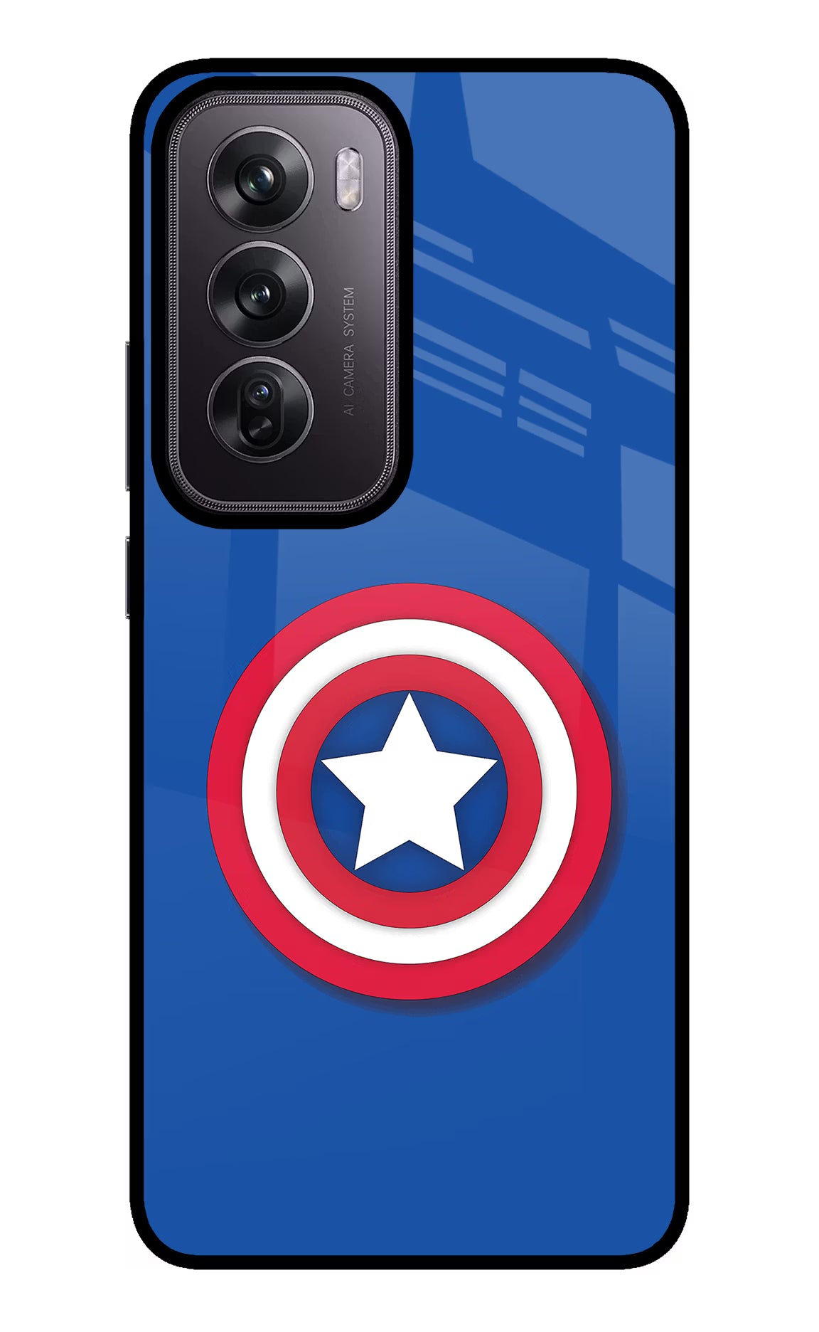 Shield Oppo Reno12 Pro 5G Glass Case Back Cover by Casekaro