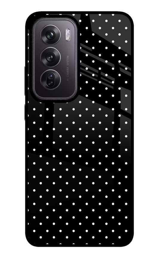 White Dots Oppo Reno12 Pro 5G Glass Case