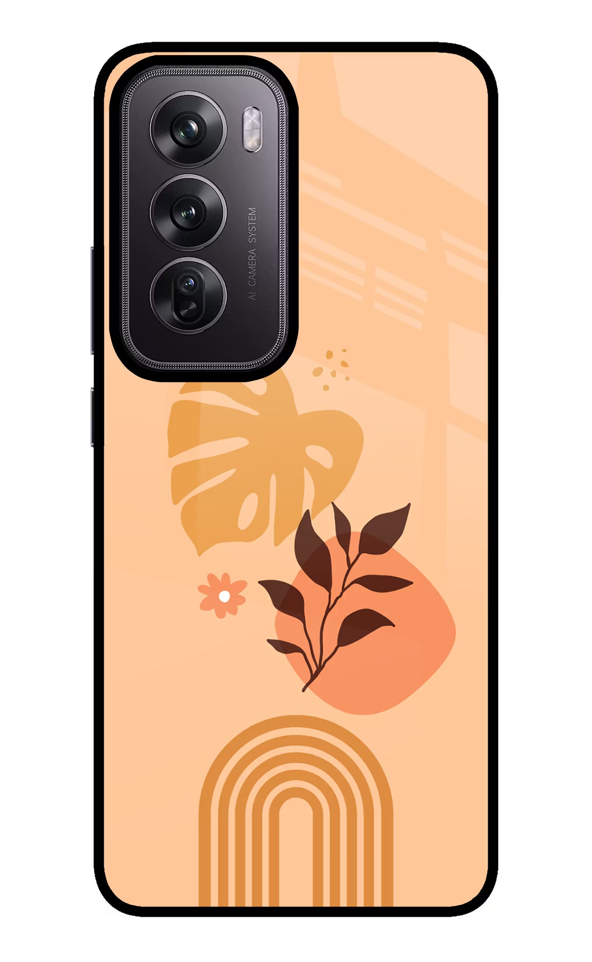 Bohemian Art Oppo Reno12 Pro 5G Glass Case Back Cover by Casekaro