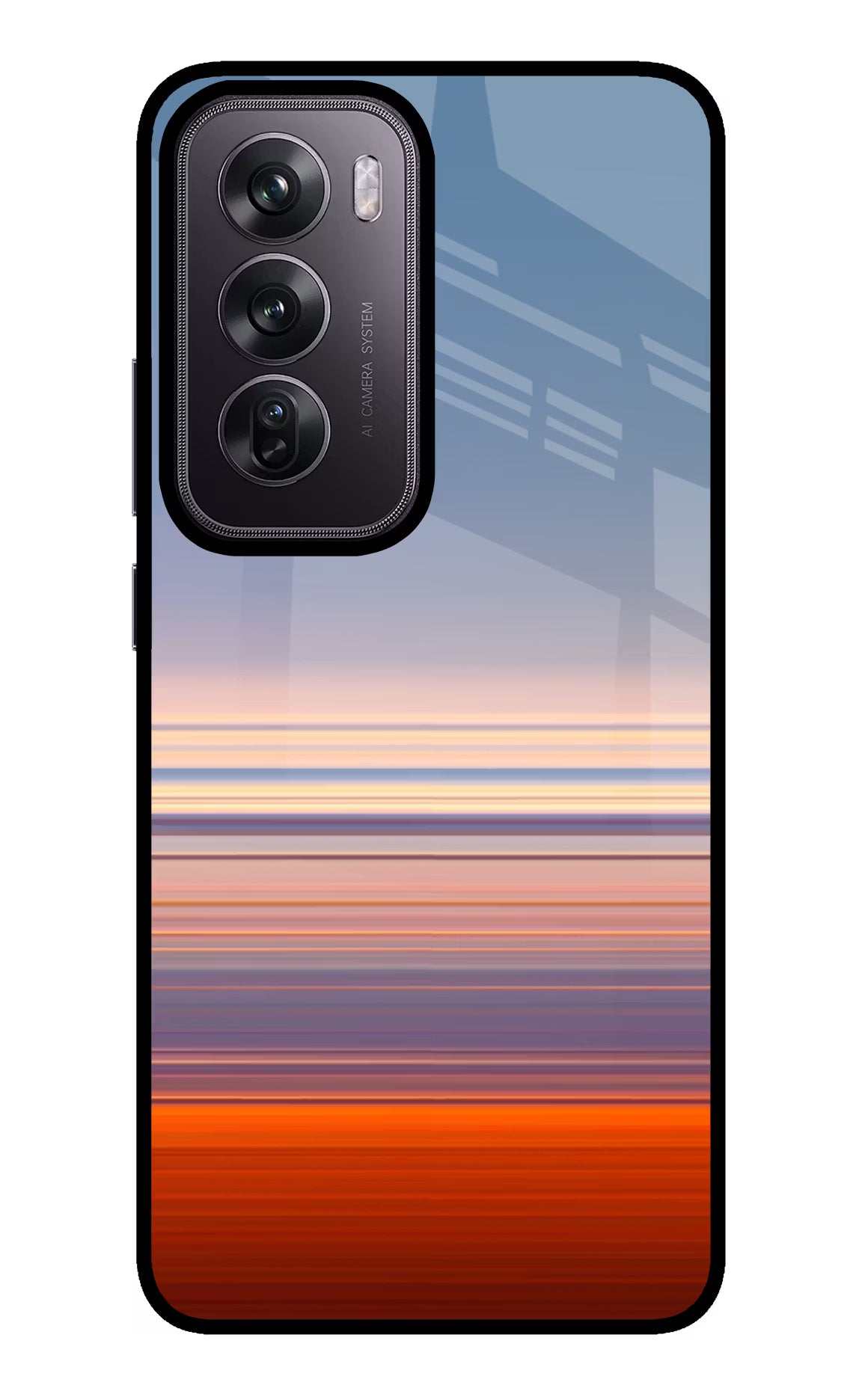 Morning Colors Oppo Reno12 Pro 5G Glass Case Back Cover by Casekaro