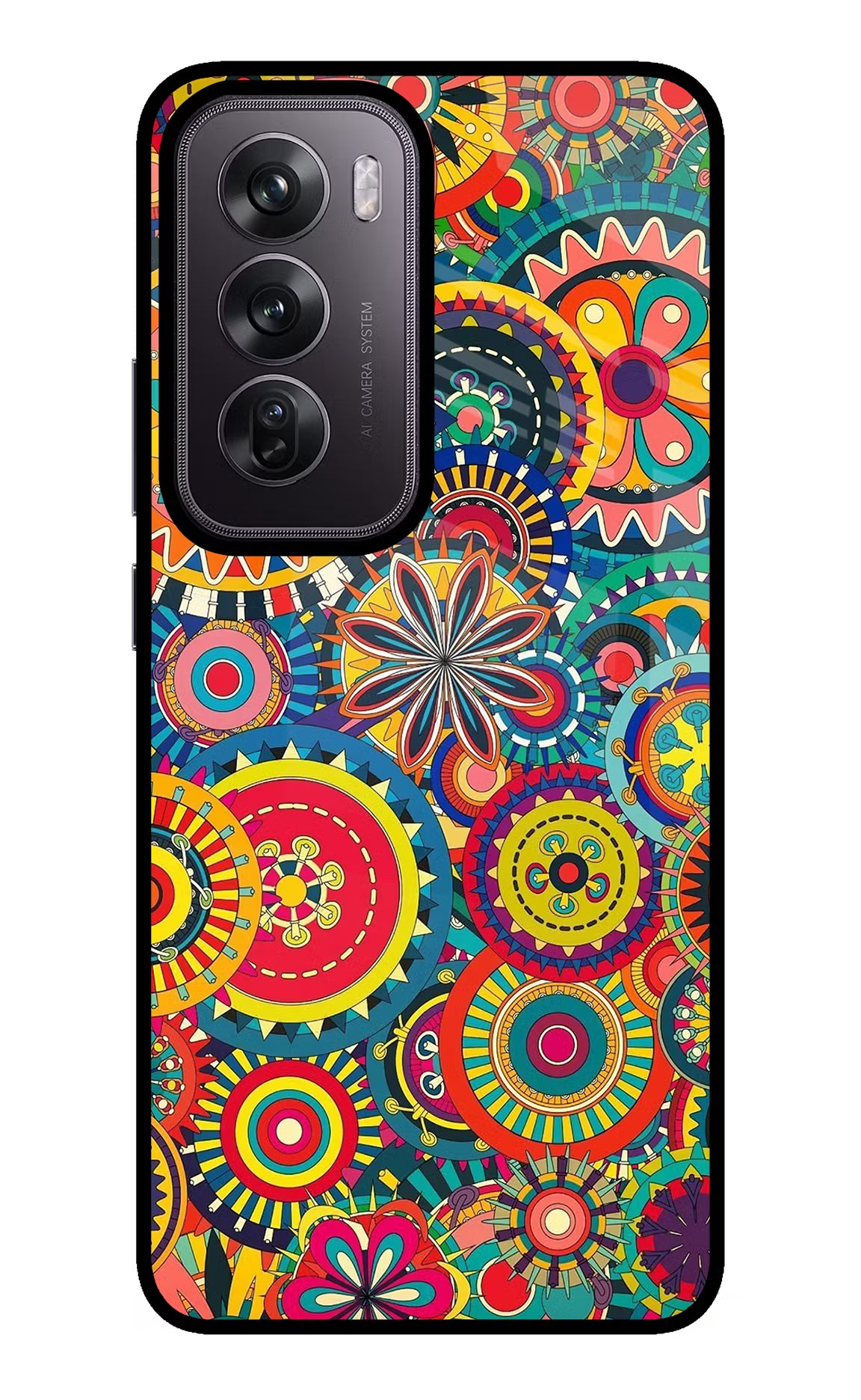 Gol Gol Art Oppo Reno12 Pro 5G Glass Case