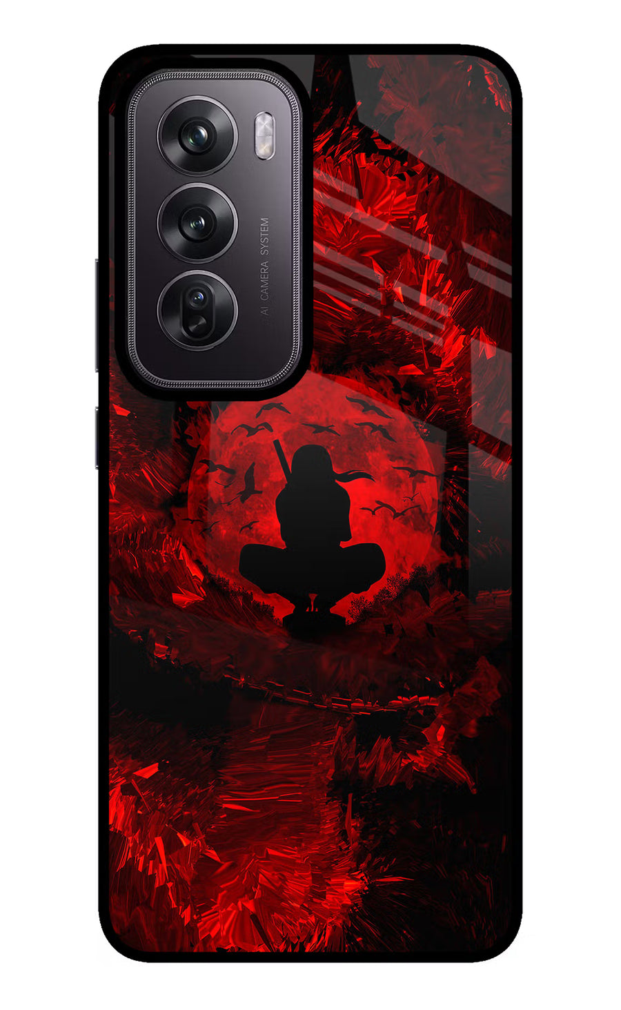 Itachi Uchiha Oppo Reno12 Pro 5G Back Cover, Glass case