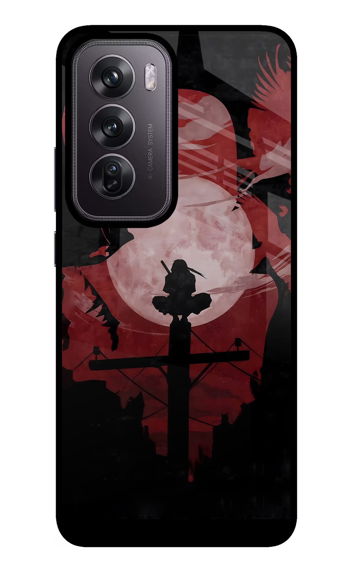 Naruto Anime Oppo Reno12 Pro 5G Glass Case Back Cover by Casekaro
