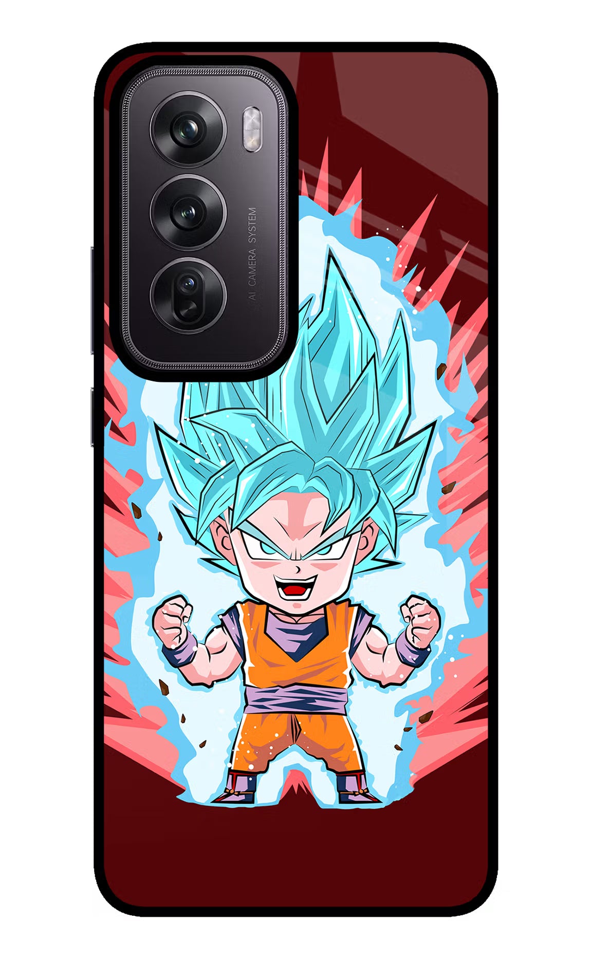 Goku Little Oppo Reno12 Pro 5G Glass Case