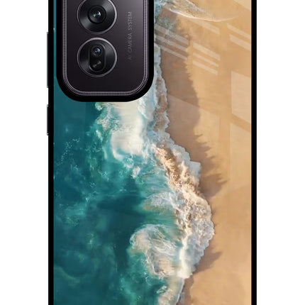 Ocean Beach Oppo Reno12 Pro 5G Glass Case