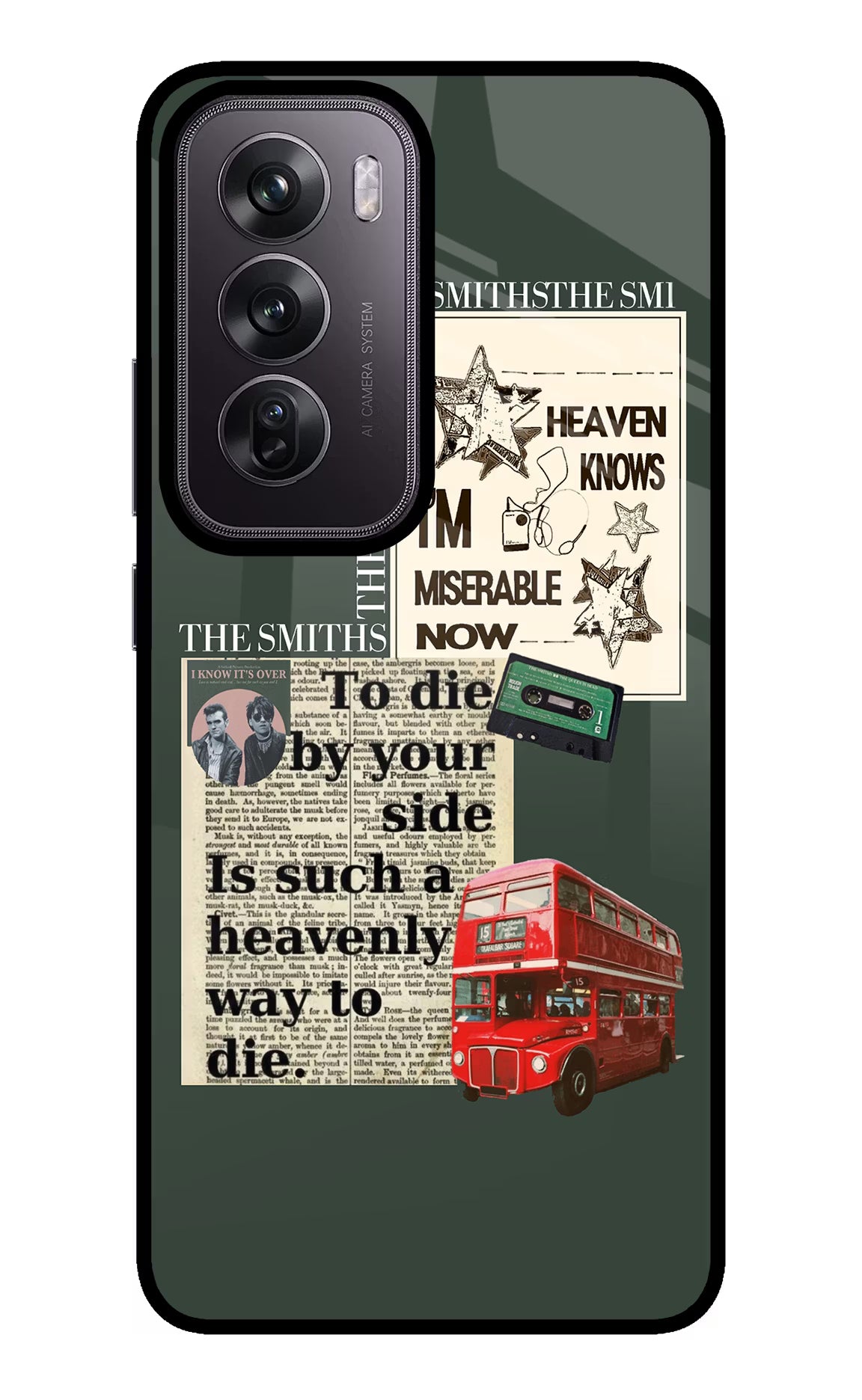 The Smiths Oppo Reno12 Pro 5G Glass Case Back Cover by Casekaro