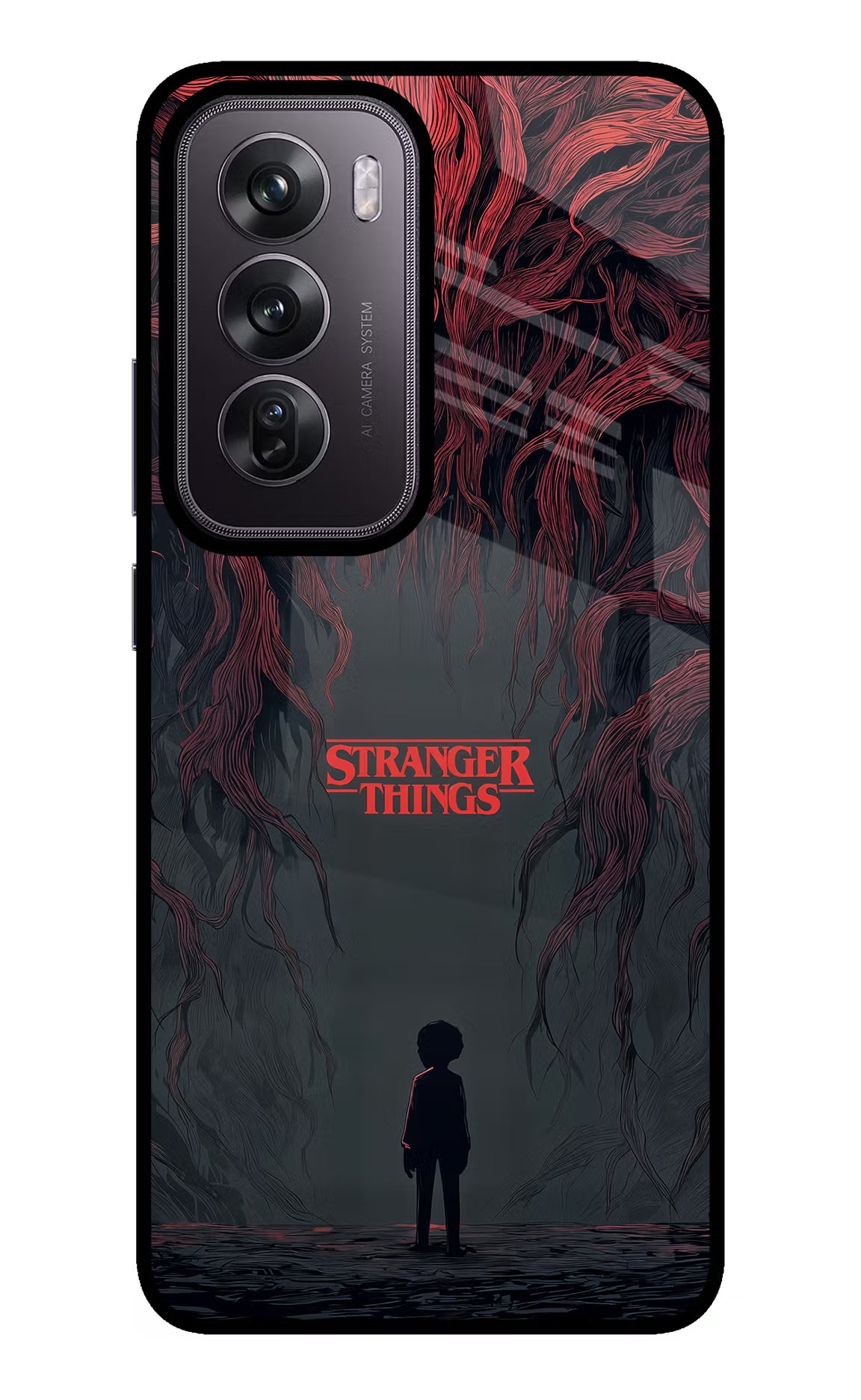 Ordinary Things Dark Side Oppo Reno12 Pro 5G Glass Case Back Cover by Casekaro