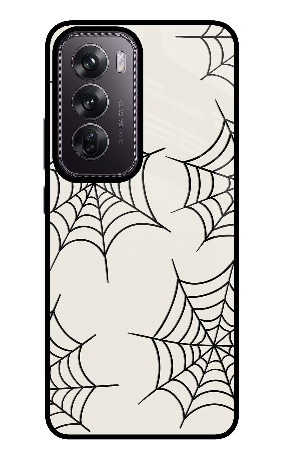 Spider Web Oppo Reno12 Pro 5G Glass Case