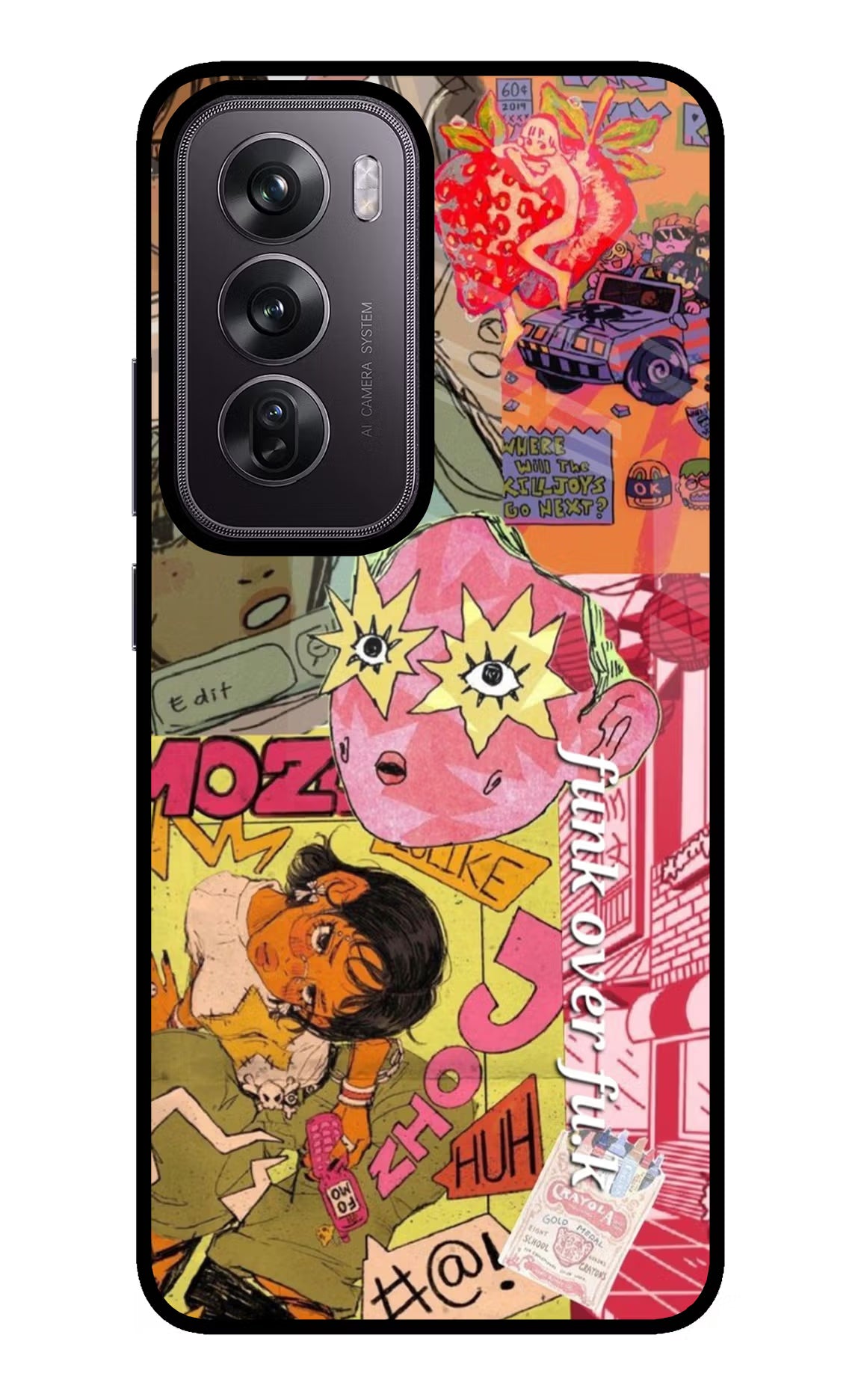 Funkover Oppo Reno12 Pro 5G Glass Case