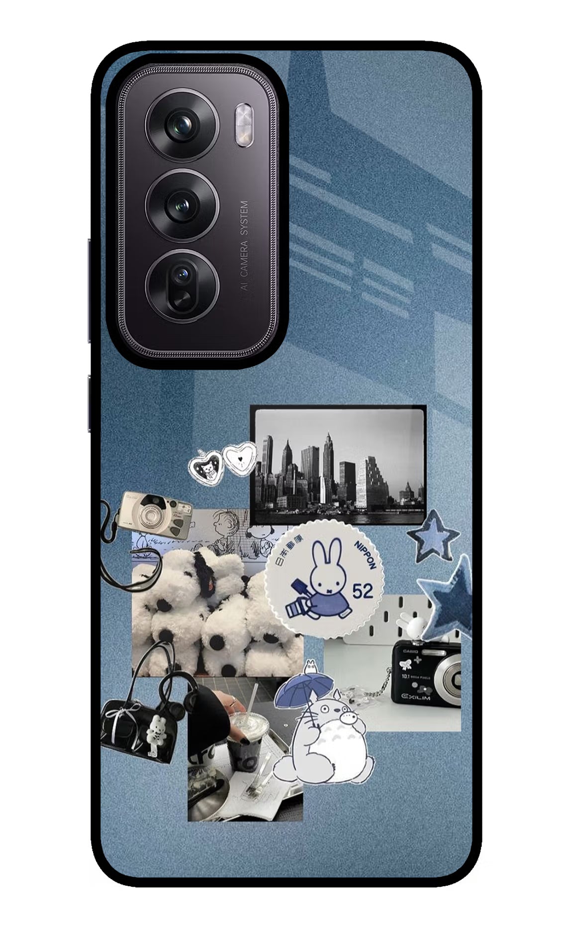 Miffy Oppo Reno12 Pro 5G Glass Case Back Cover by Casekaro